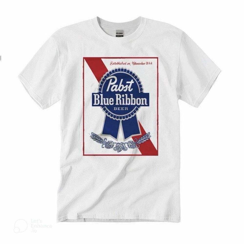 Pabst Blue Ribbon T Shirt - Officially Licensed
